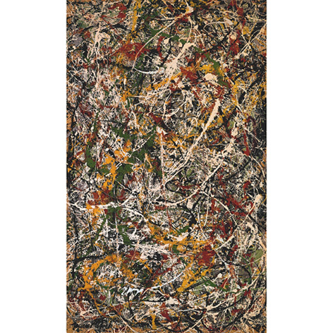 jackson pollock number 3 tiger