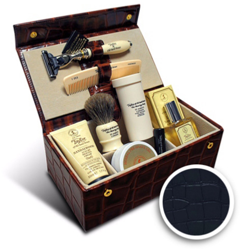 taylor of bond mock croc grooming box