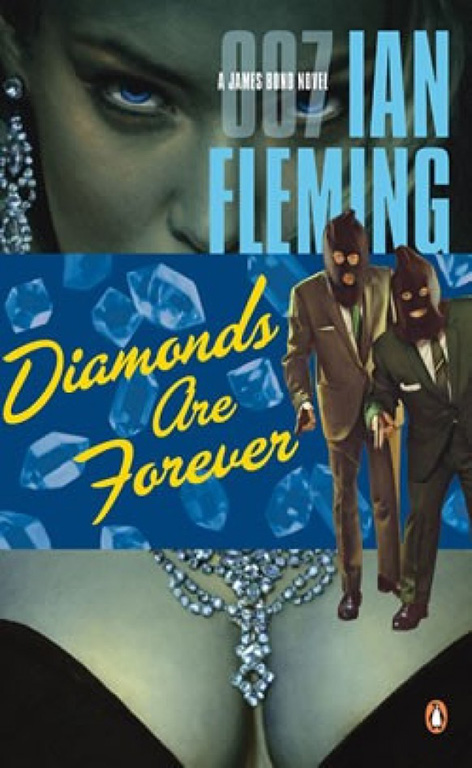 diamonds are forever book cover ian fleming james bond