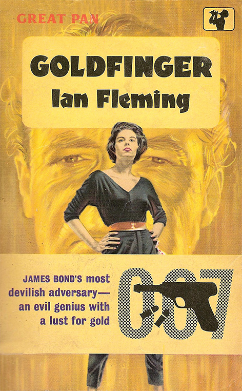 goldfinger book cover ian fleming james bond