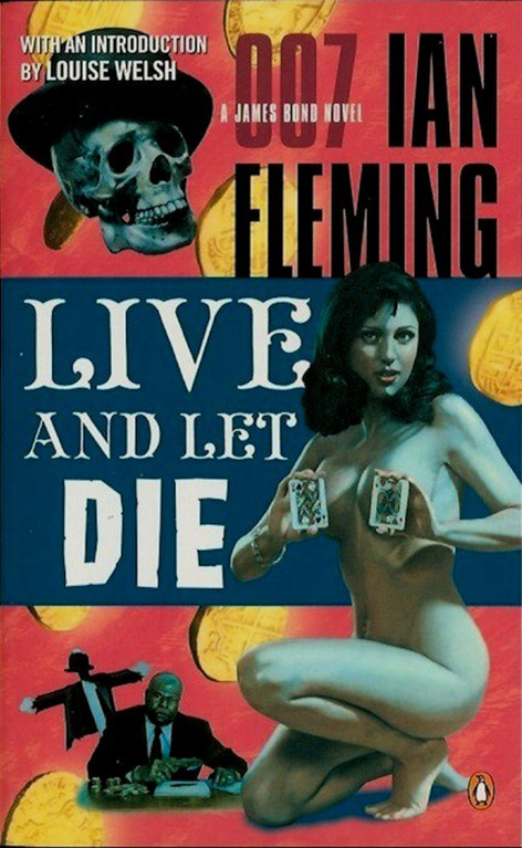 Live Let Die book cover ian fleming james bond