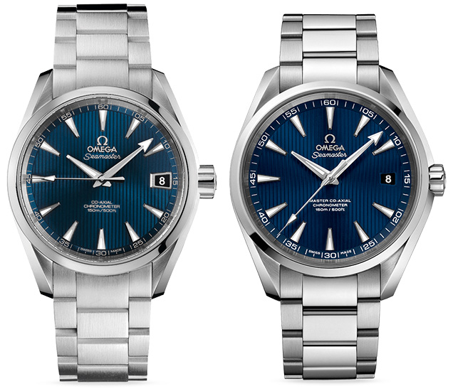 Compare Omega Seamaster Aqua Terra SkyFall and Spectre