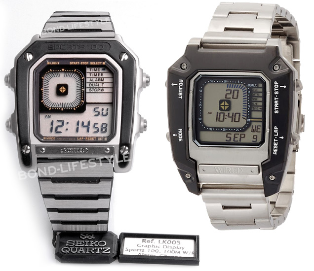 Seiko wired store digital watch