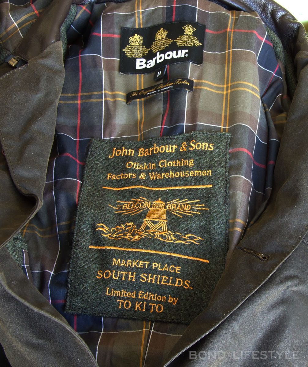 barbour x to ki to beacon heritage sports jacket