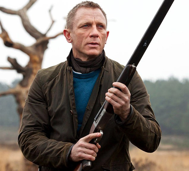 SkyFall Barbour jacket James Bond Daniel Craig