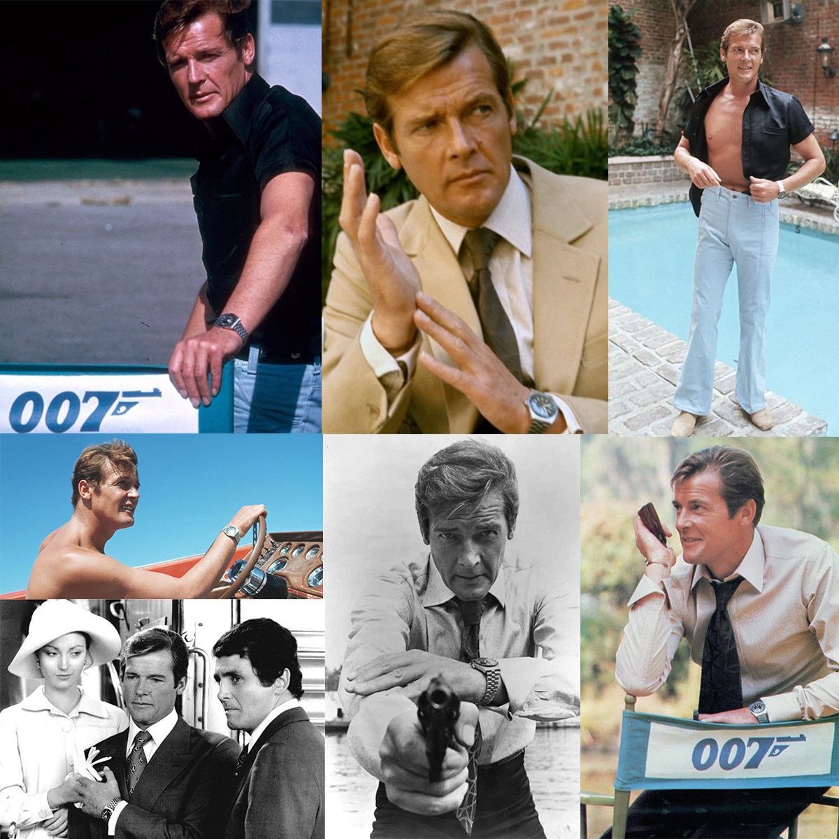 Roger Moore James Bond Tissot PR-516 watch