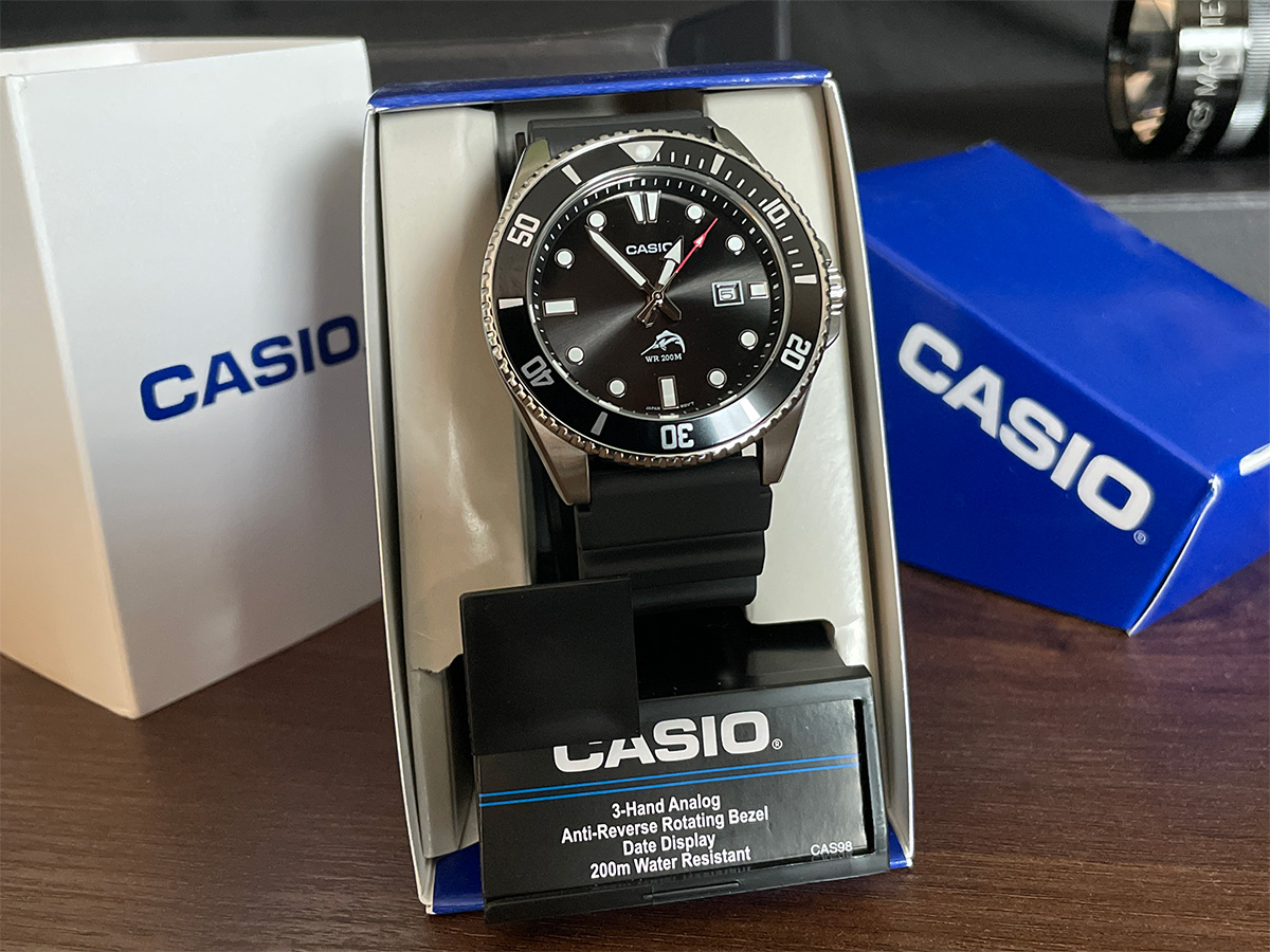 Casio submariner homage cheap