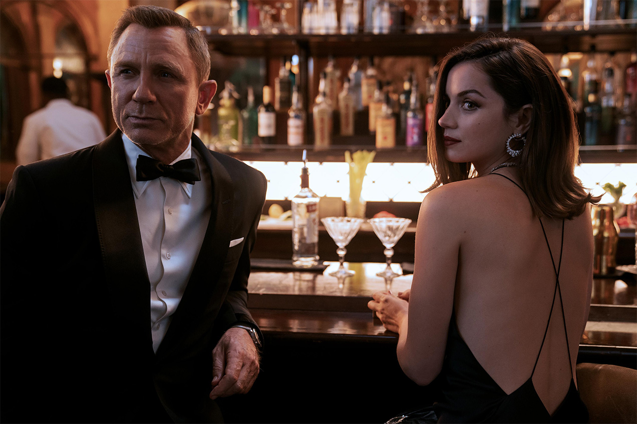 ana de armas and daniel craig in no time to die