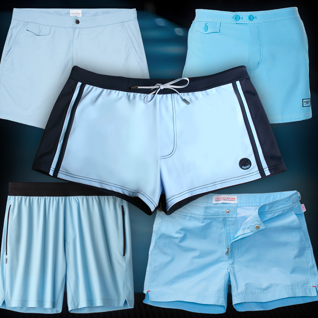 James Bond blue swim shorts alternatives Bond Lifestyle