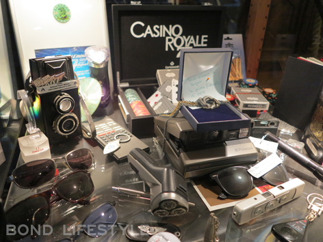 bond lifestyle items in admiral hotel milan