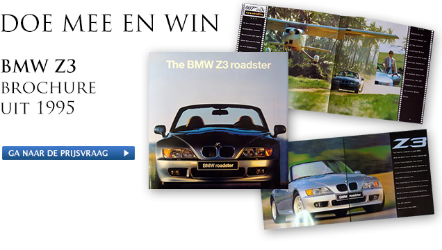 prijsvraag 9 BMW Z3 brochure