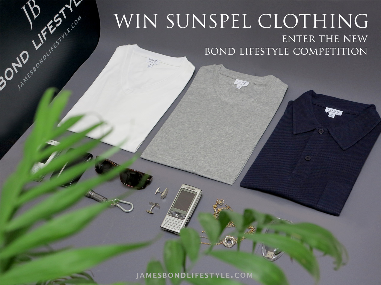 90 contest Bond Lifestyle Win Sunspel clothes