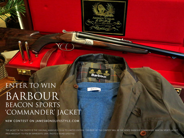 win a barbour commander jacket