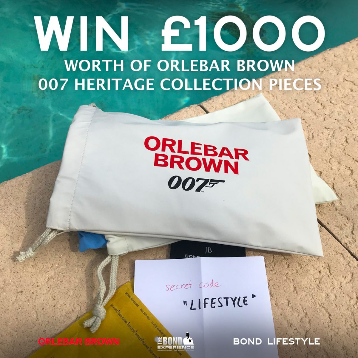 Orlebar Brown Contest 1000 GBP Bond Lifestyle
