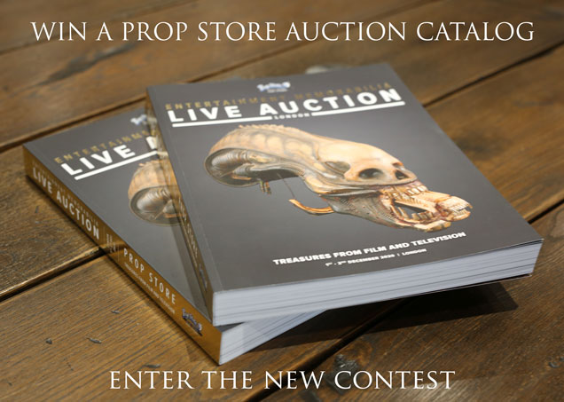 Prop Store entertainment memorabilia catalog live auction December 2020