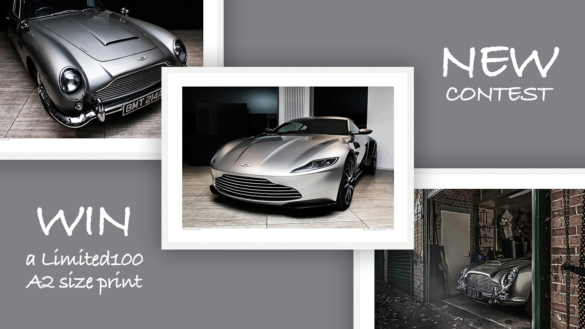 win limited100 print aston martin db5 db10