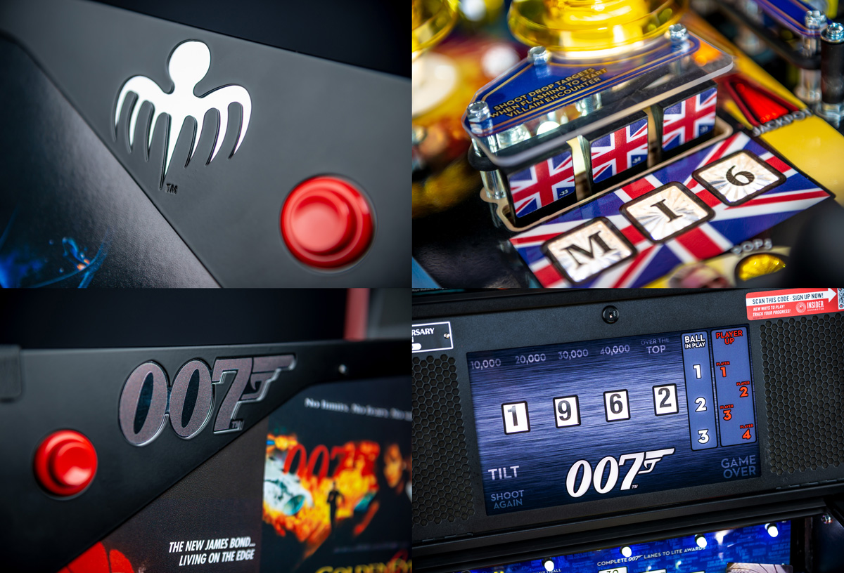 Stern James Bond 007 60th Anniversary pinball machine details spectre