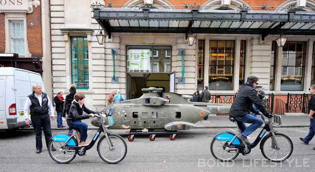 Agusta Westland model London Film Museum