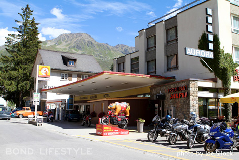 Aurora Gas Station Switzerland Goldfinger Hotel