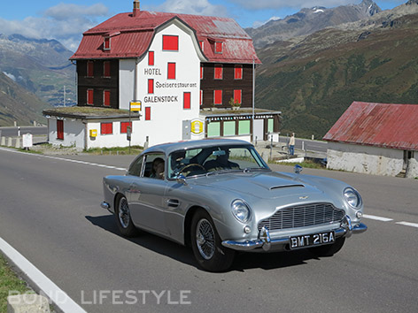 Aston Martin DB5 Hotel Galenstock