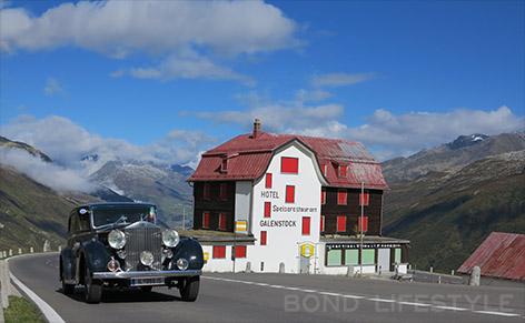 Rolls Royce Phantom Goldfinger Hotel Galenstock