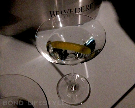 belvedere launch bond in motion martini