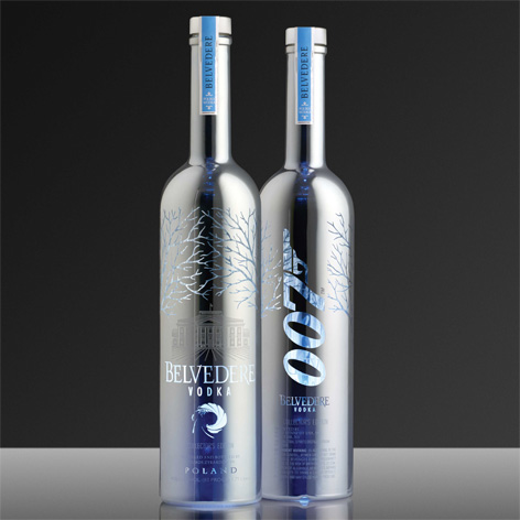 belvedere silver sabre bottle limited edition