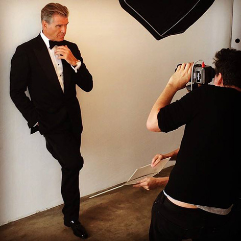 Pierce Brosnan instagram speake marin photoshoot