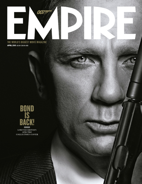 empire spectre cover bond is back daniel craig