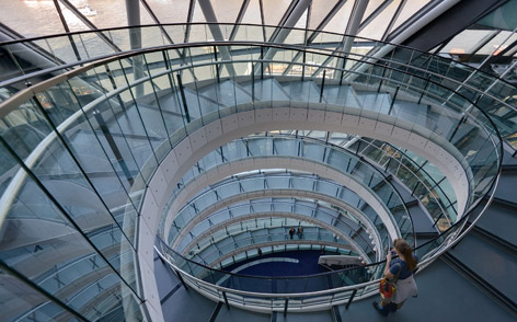 london city hall staircase interior spectre scene