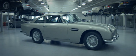 Aston Martin DB5 restoration works