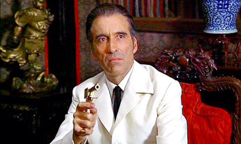 christopher lee scaramanga man with golden gun