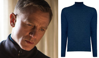 npeal sweater mock turtle neck lapis blue james bond spectre