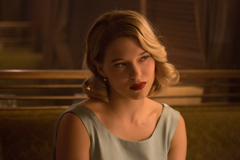 No Time To Die: Lea Seydoux showcases her ample assets in a busty