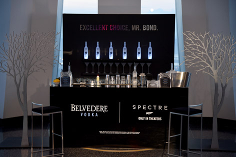 SPECTRE Belvedere Vodka Bar