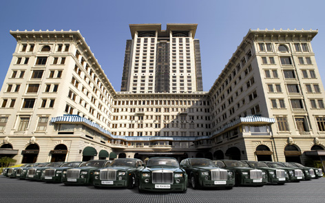 Peninsula Hong Kong Hotel Rolls Royce fleet