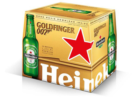 heineken goldfinger pack