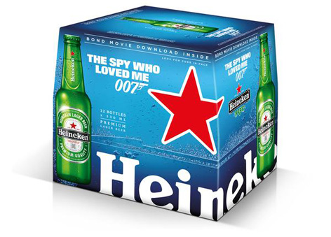 heineken spy who loved me box