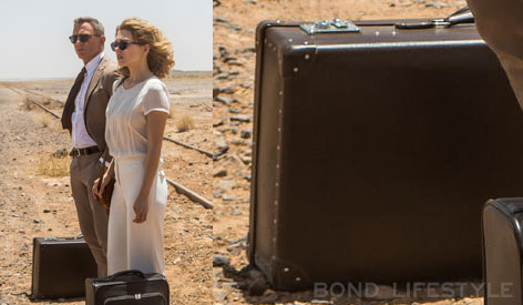 Globe-Trotter suitcase in SPECTRE