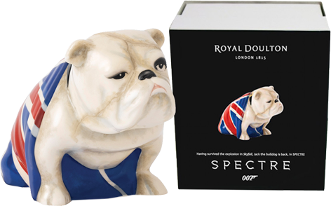 Royal Doulton Jack The Bulldog SPECTRE edition now available 