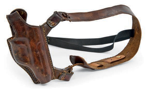 daniel craig shoulder holster leather brown spectre