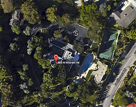 Albert Broccoli Tom Ford Wearstler villa beverly hills google maps