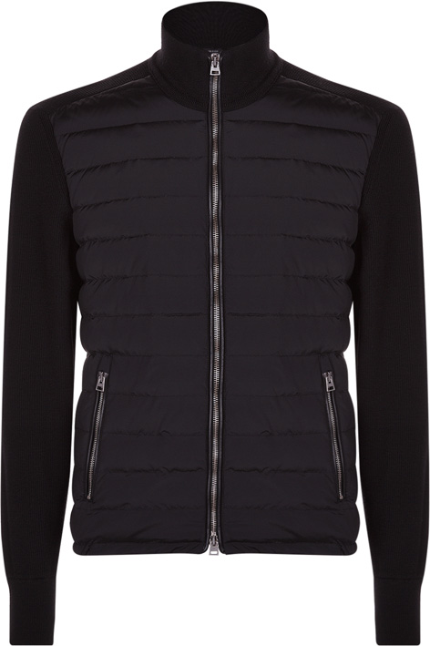 Tom Ford James Bond sweater bomber jacket SPECTRE in black