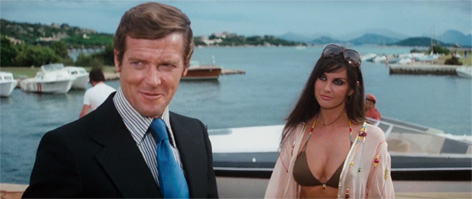 caroline munro roger moore