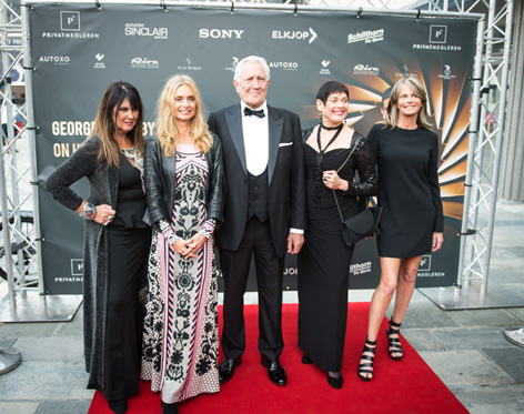 george lazenby bond girls red carpet