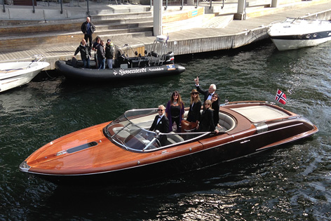 james bond george lazenby bond girls oslo riva speedboat