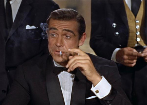 James Bond cufflinks Dr No Sean Connery
