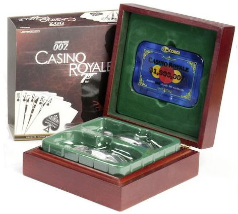 casino royale 007 aston martin db5 set plaque