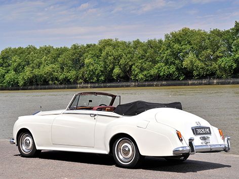 Ken Adam Rolls Royce Drophead Coupe rear view