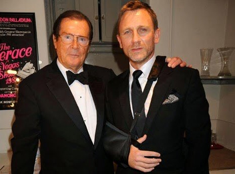 Roger Moore Daniel Craig